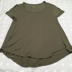NWOT olive/army green flowy top